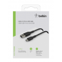 Belkin - Micro-USB/USB-A 1m PVC schwarz CAB005bt1MBK