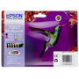 Epson - Multipack - Schwarz, Gelb, Cyan, Magenta, hellmagentafarben, hell Cyan - original - Blisterverpackung - Tintenpatrone - fr [EURO-Version]