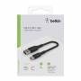 Belkin - USB-C/USB-A Kabel 15cm PVC, schwarz CAB001bt0MBK