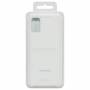 Samsung - Silicone Cover EF-PA415 - Hintere Abdeckung fr Mobiltelefon - Silikon - wei - fr Galaxy A41