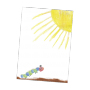 Daiber - 1x10 Daiber Flgelmappen Raupe fr max.Bildformat 18x25cm 13411