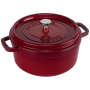  "Staub-La Cocotte 24cm rund, Kirsch-rot, Gusseisen-Staub-Hardware/Electronic"