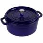 Staub - La Cocotte 24cm rund dunkelblau, Gusseisen