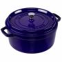 Staub - La Cocotte 26cm rund dunkelblau, Gusseisen