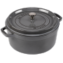  "Staub-La Cocotte 26cm rund Graphit-grau, Gusseisen-Staub-Hardware/Electronic"