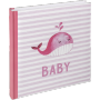 Walther - Sam rosa 28x30,5 50 weie Seiten Babyalbum UK183R