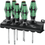 Wera - 335/350/355/6 Kraftform Plus Schraubendrehersatz