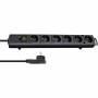 Brennenstuhl - Std-Leiste 6-fach Comfort-Line schwarz 2m