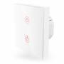 Wireless Hama 000176551. bertragungstechnik: Kabellos - WiFi Touch Wall Switch - Lichtschalter - kabellos - 2,4 Ghz - wei (00176551)