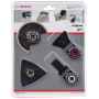 Bosch - Fliesen-Set, 4-teilig, Sgeblatt-Satz