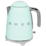 Smeg - KLF03PGEU, 1,7 l, 2400 W, Grn, Kunststoff, Edelstahl, Wasserstandsanzeige, ber