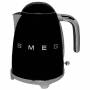 Smeg - KLF03BLEU, 1,7 l, 2400 W, Schwarz, Kunststoff, Edelstahl, Wasserstandsanzeige, 