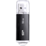 Silicon-power - USB-Stick 32GB USB2.0 U02 Plastic Black