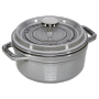  "Staub-Cocotte 12cm rund Graphit-grau, Gusseisen-Staub-Hardware/Electronic"