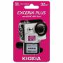 Kioxia - KIOXIA EXCERIA PLUS - Flash-Speicherkarte - 32GB - A1 / Video Class V30 / UHS-I U3 / Class10 - microSDHC UHS-I (LMPL1M032GG2)