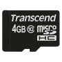 Transcend - microSDHC 4GB Class 10