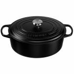 Le Creuset - Signature Brter oval 31 cm schwarz