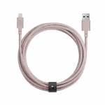 Native Union - Belt Cable USB-A to Lightning 3m Rose