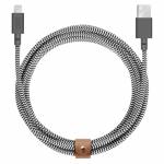 Native Union - Belt Cable USB-A to Lightning 3m Zebra
