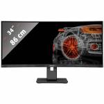Philips - PHILIPS 346B1C/00 86,36cm 86,40cm (34) 3440x1440 UWQHD Curved 1500 R RJ45 21:9 Black [Energieklasse G] (346B1C/00)