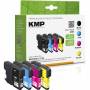  "Kmp-KMP MULTIPACK B78V - 4er-Pack - Schwarz, Gelb, Cyan, Magenta - kompatibel - Box - Tintenpatrone (Alternative zu: Brother LC1100B [EURO-Version]-Kmp Printtechnik Ag-Accessories"