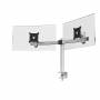 Durable Monitorhalterung Fr 2 Monitore Tischklemme Sil 9