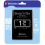 Verbatim - Verbatim Store n Go Portable 1TB USB 3.0 black