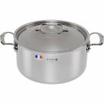 De Buyer - Affinity Bratentopf Edelstahl mit Deckel 28 cm