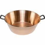 De Buyer - incuivre Marmeladentopf Kupfer glatt 38cm 9 Liter
