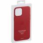 Apple - - (PRODUCT) RED - Case fr Mobiltelefon - mit MagSafe - Leder - Rot - fr iPhone 12 Pro Max (MHKJ3ZM/A)