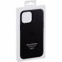 Apple - Apple iPhone 12 Pro Max Leather Case MagSafe - Black