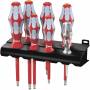 Wera - 3160 i/7 Schraubendrehersatz Kraftform Plus, Edelstahl + Rack