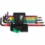 Wera - 967/9 TX BO Multicolour 1 Winkelschlsselsatz, 9-teilig, Schraubendreher