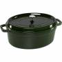 Staub - La Cocotte 33cm oval, Basilikum-grn, Gusseisen