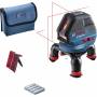 Bosch Powertools - Linienlaser GLL 3-50 Professional (blau/schwarz, Laserzieltafel, Schutztasche)