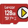 Lexar - Lexar PLAY - Flash-Speicherkarte - 128GB - A1 / Video Class V10 / UHS-I U1 / Class10 - microSDXC UHS-I (LMSPLAY128G-BNNNG)