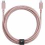 Native Union - Belt Cable USB-C to Lightning 3m Rose