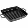 Staub - Grillpfanne induktion quadratisch 28cm Graphit-grau