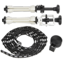  "Walimex-pro Hintergrundexpan Kette Gewicht schwarz (1014955)-Walimex-Accessories"