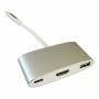 Lc Power - LC Power LC-HUB-C-MULTI-4 - Dockingstation - USB-C - HDMI