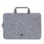 Rivacase - 7913 Laptop Hlle 13.3 mit Griffen hellgrau