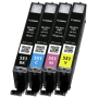  "Canon-CLI-551 C/M/Y/BK Multipack - 7ml - 4er-Pack - Schwarz, Gelb, Cyan, Magenta - Original - Tintenbehlter - fr PIXMA iP8 [EURO-Version]-Canon-Accessories"