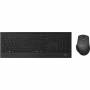 Rapoo - 9500M Multi-Mode-Deskset Kabellos, Schwarz [DE-Version, German Keyboard]