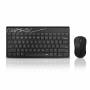 Rapoo - 8000M Multi-Mode-Deskset Kabellos, Schwarz [DE-Version, German Keyboard]
