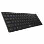 Rapoo - E9100M Multi-Mode-Tastatur Kabellos, ultraflach, Schwarz [DE-Version, German Keyboard]