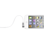 Belkin - 3,5 mm Klinke Kabel flach abgewinkelt 0,9 m weiß