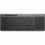 Rapoo - K2600 Grau Kabellose Touch-Tastatur [DE-Version, German Keyboard]