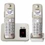 Panasonic - KX-TGE262GN, DECT-Telefon, Kabelloses Mobilteil, Freisprecheinrichtung, 200 Eint