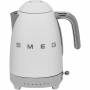 Smeg - KLF04WHEU, 1,7 l, 2400 W, Wei, Kunststoff, Edelstahl, Regelbare Temperatur, Was