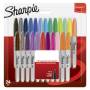 Sharpie Marker Fein Rundspitze 24er Blister - 1x24 Sharpie Permanentmarker F 24 Farben